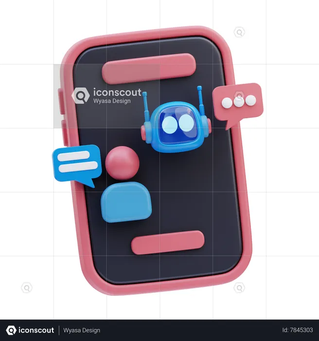 Ai Chatbot  3D Icon