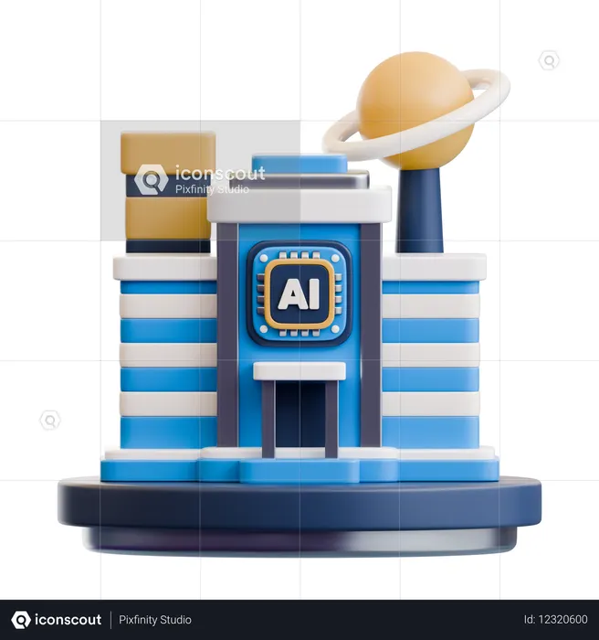 AIシティ  3D Icon