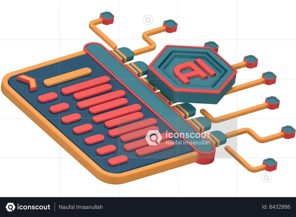 Ai Connection  3D Icon