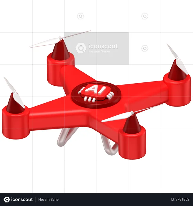 Tienes drones  3D Icon