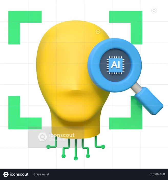 Ai Face Recognition  3D Icon