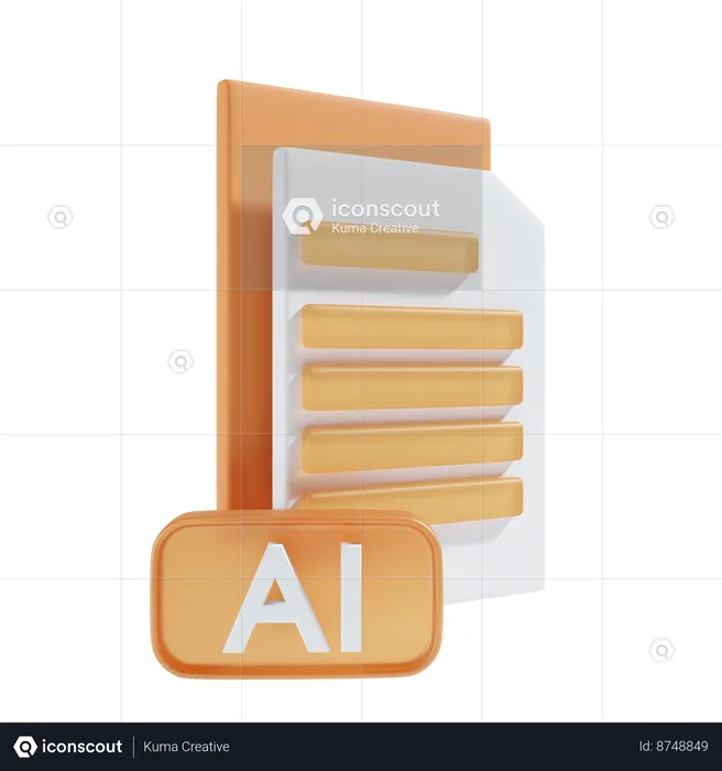 AI file  3D Icon