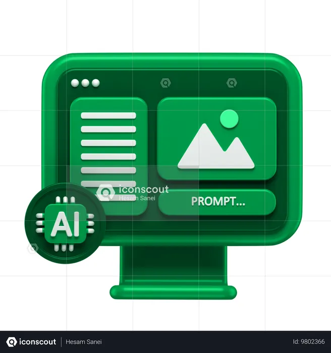 Ai Image Generator  3D Icon