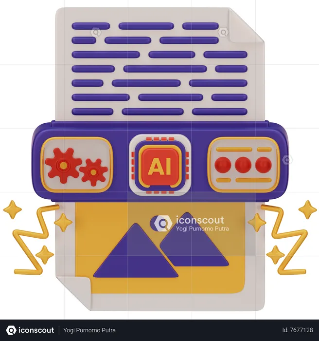 Ai Image Generator  3D Icon