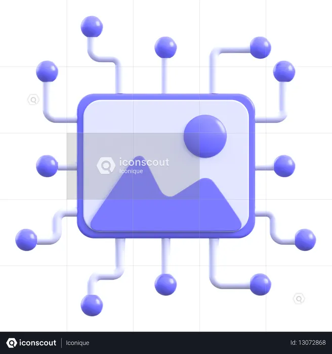 Ai Image Processor  3D Icon