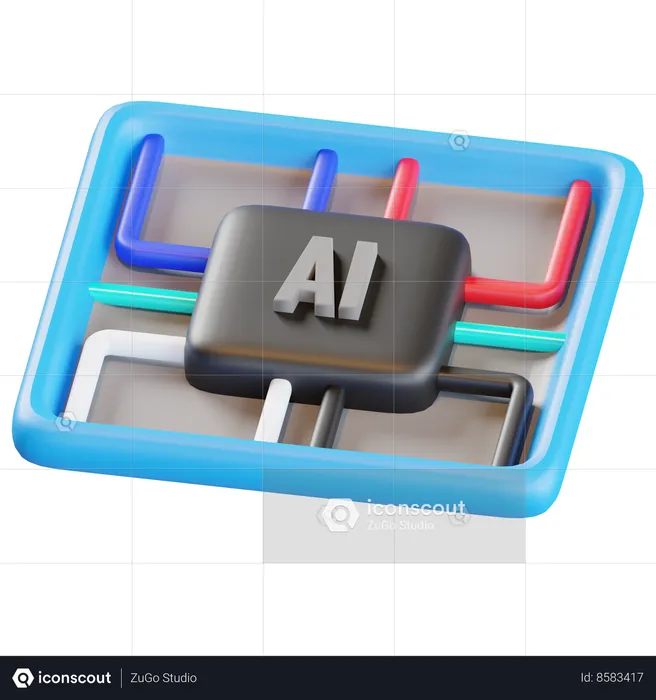 Ai Installation  3D Icon