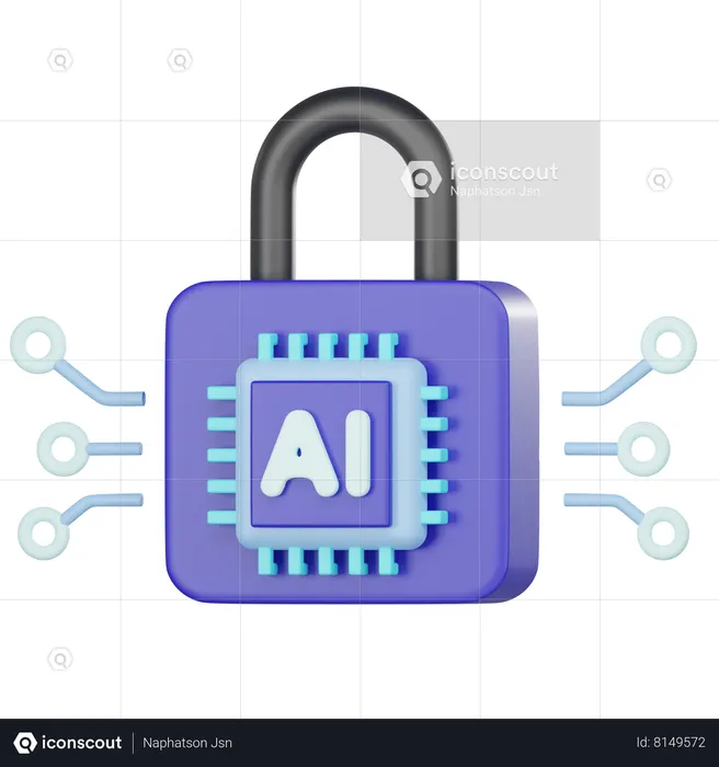 Ai Lock 3D Icon download in PNG OBJ or Blend format Circuit Diagram