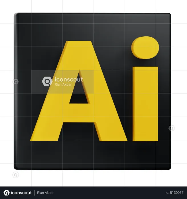 Ai Logo  3D Icon