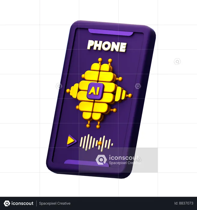 Tu tienes un telefono  3D Icon