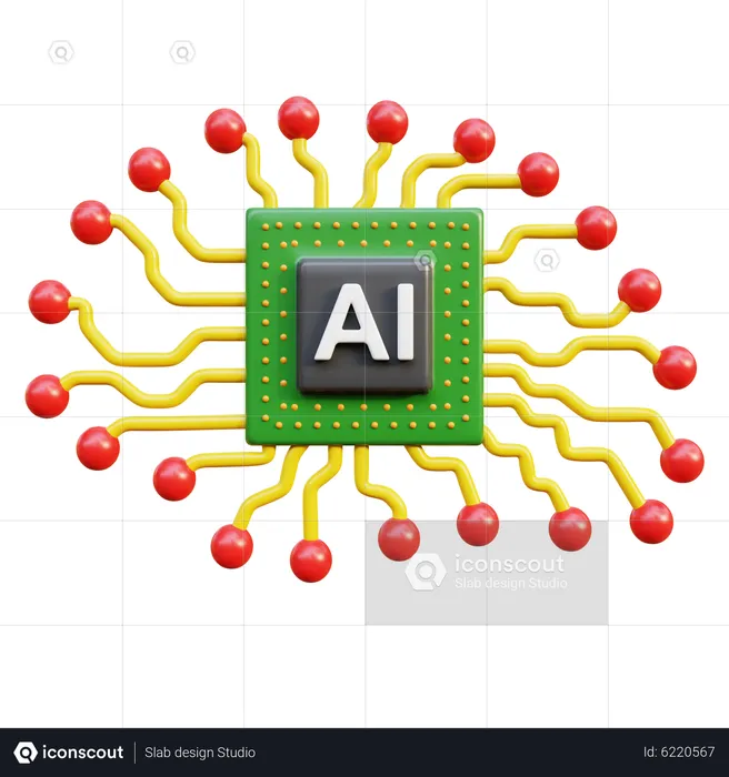 Ai Neuron  3D Icon