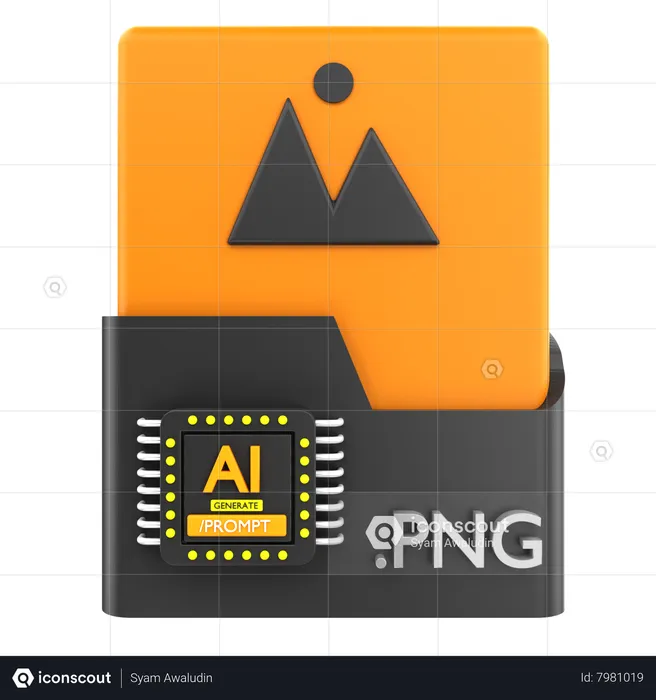 Generador de png ai  3D Icon