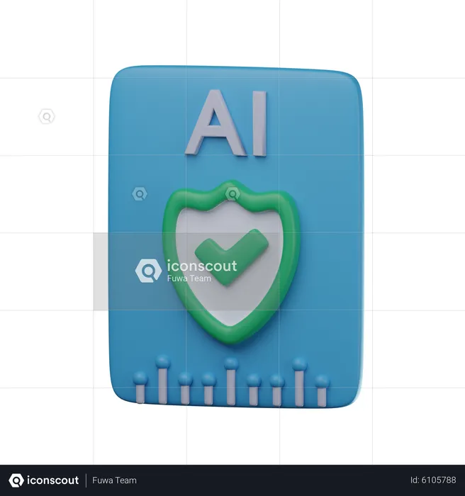 Ai policy  3D Icon