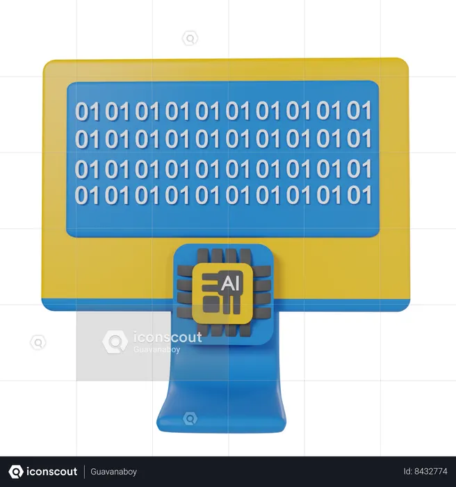 Ai Programming  3D Icon