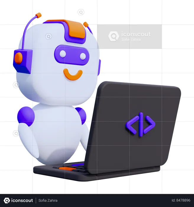 Ai Programming  3D Icon