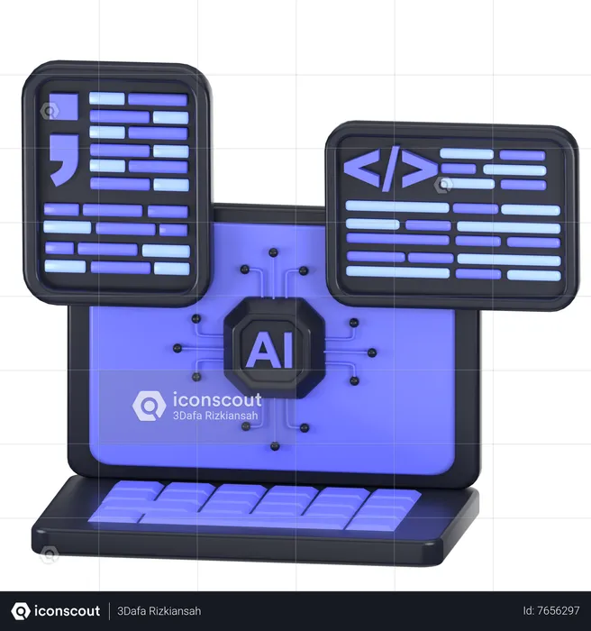 Ai Programming  3D Icon