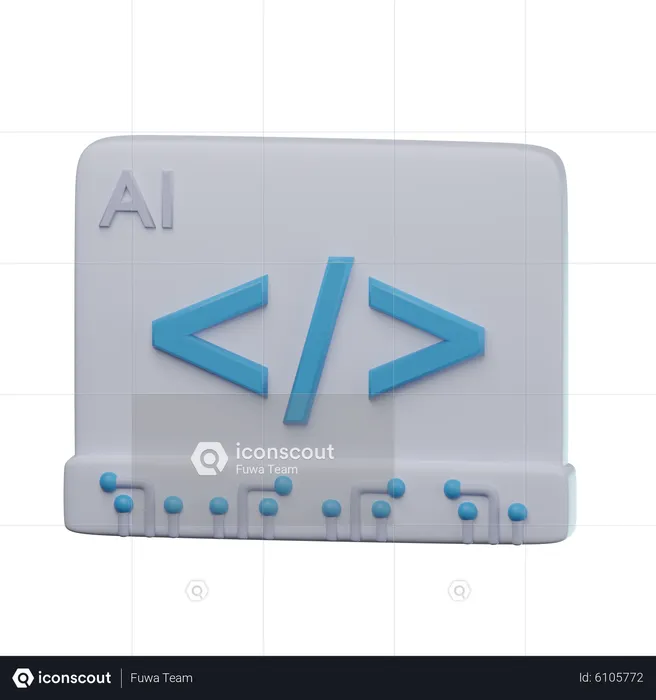 Ai Programming  3D Icon