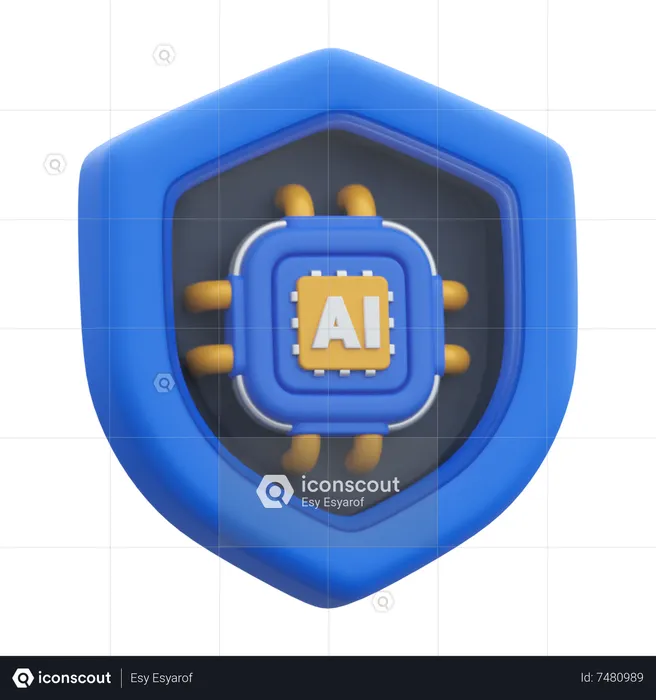 Ai Protection  3D Icon