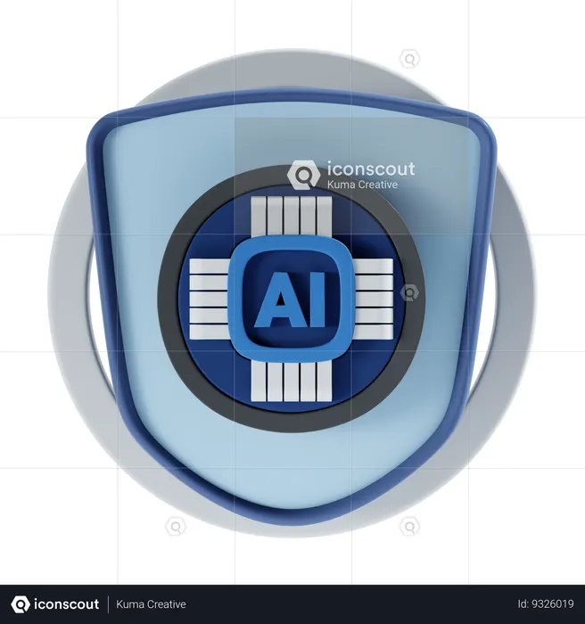 Ai Protection  3D Icon