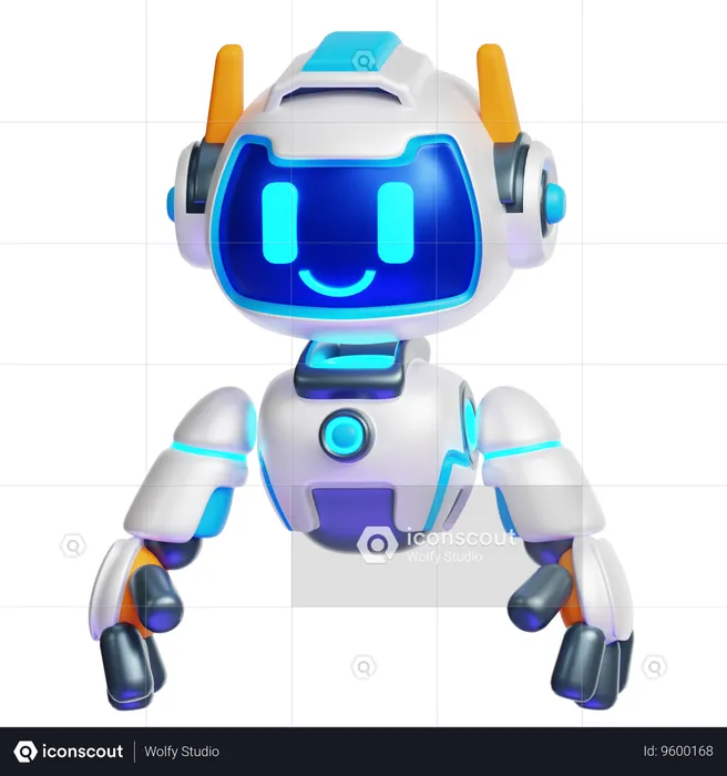 AI ROBOT  3D Icon