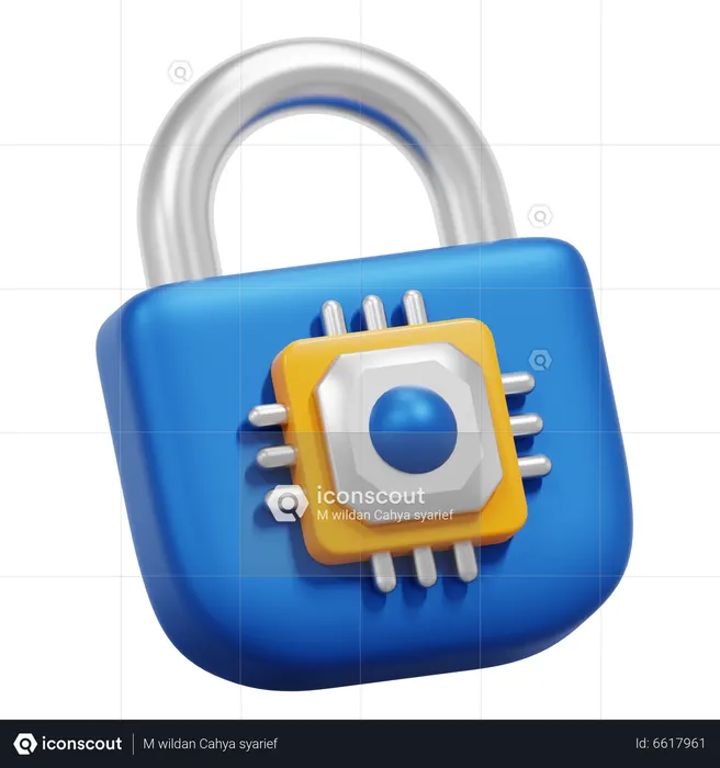 AI SECURITY  3D Icon