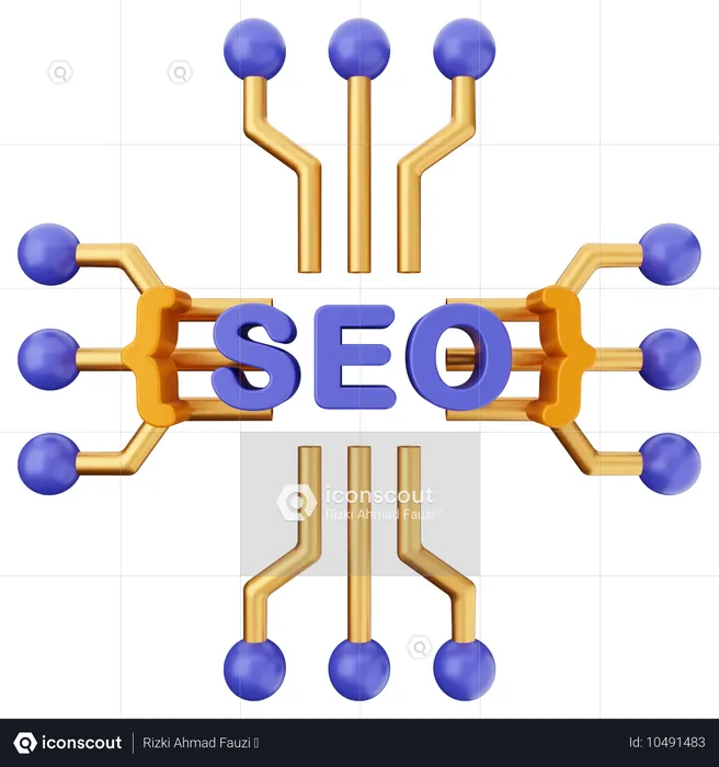 Ai Seo  3D Icon