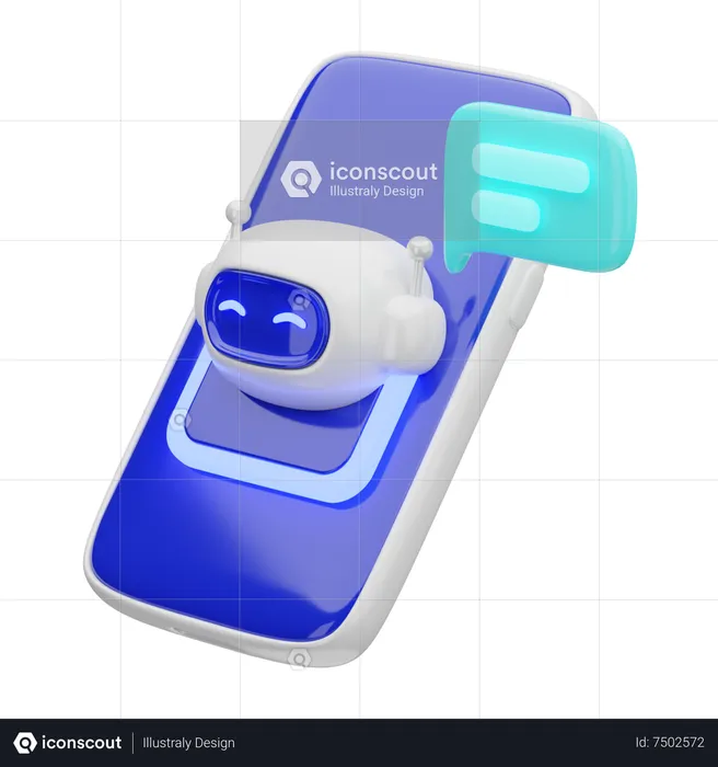 Servicio al cliente ia  3D Icon