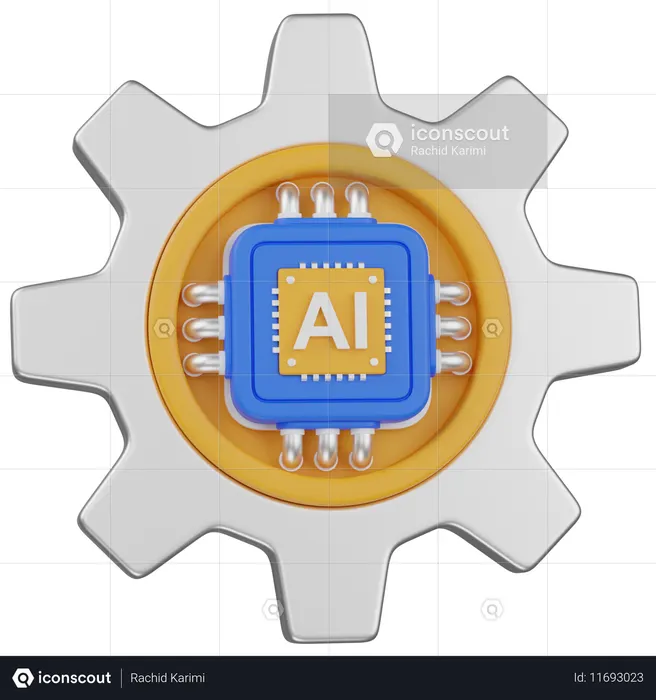 AI SETTING  3D Icon
