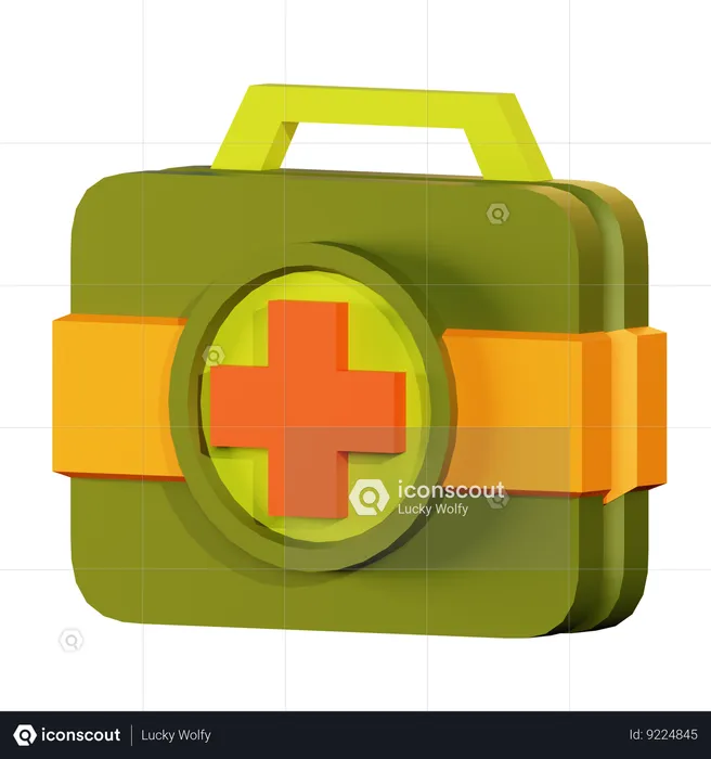 Aid Kit  3D Icon