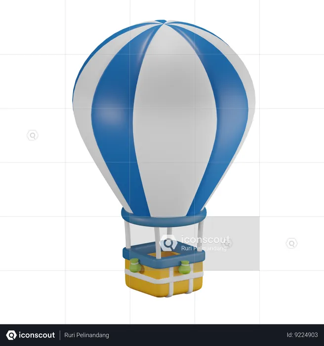 Air Ballon  3D Icon