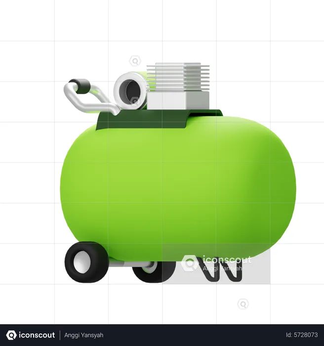 Air Compressor  3D Icon