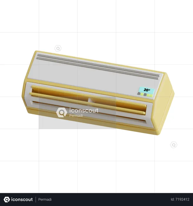 Air Conditioner  3D Icon