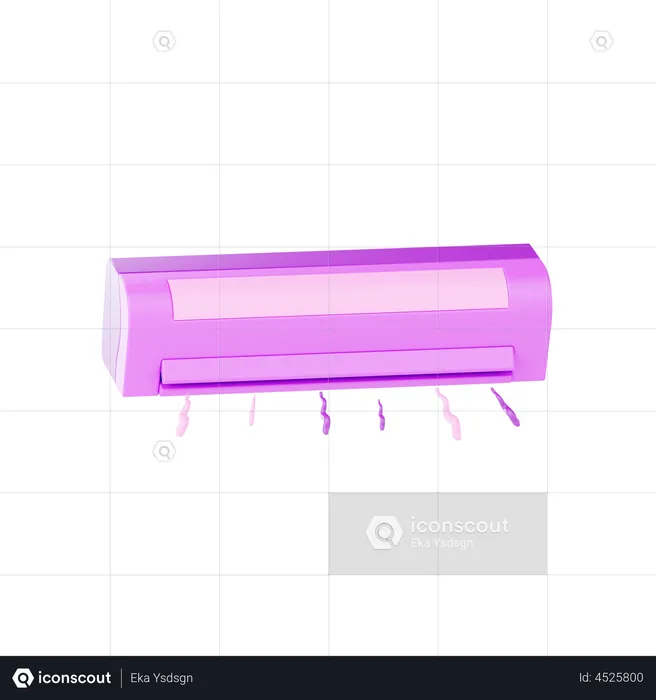 Air Conditioner  3D Illustration