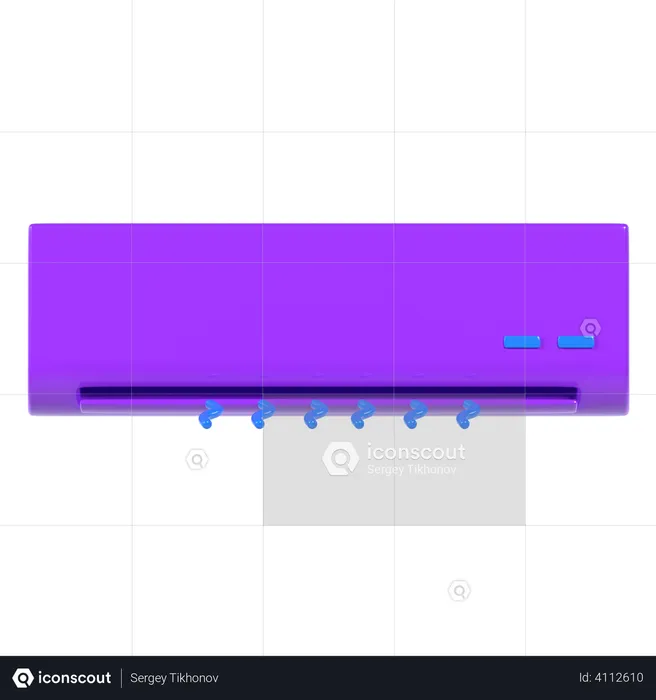 Air Conditioner  3D Illustration