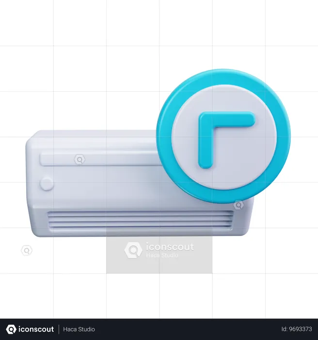 Air Conditioning  3D Icon