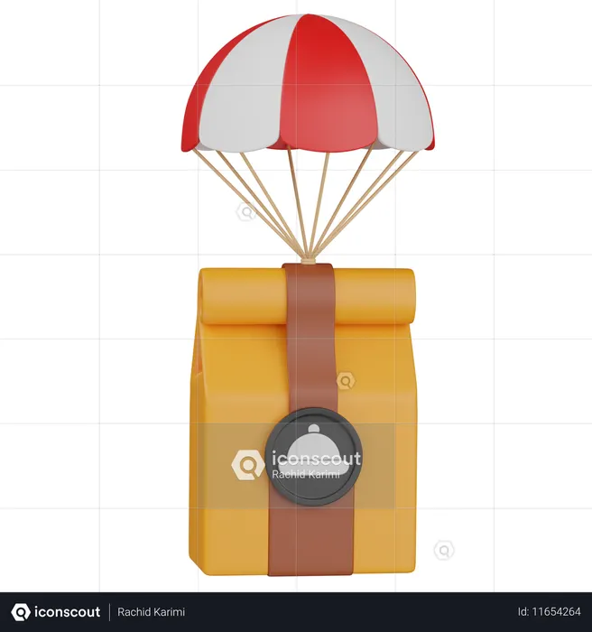 航空便  3D Icon