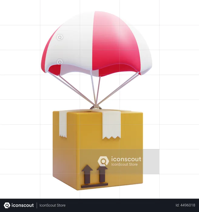 Air Delivery  3D Icon