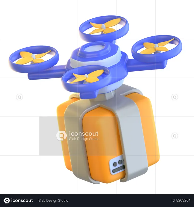 Air Delivery  3D Icon
