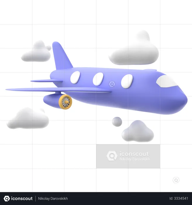 Air Delivery  3D Illustration