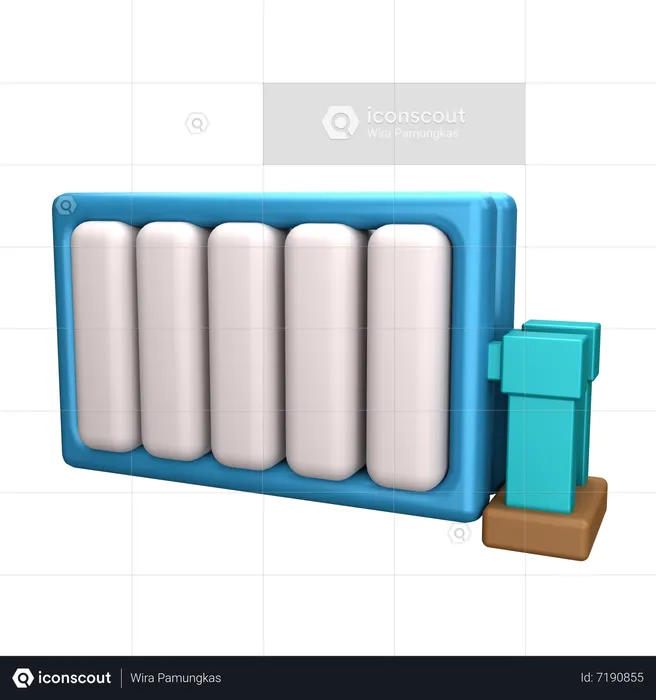 Air Heater  3D Icon