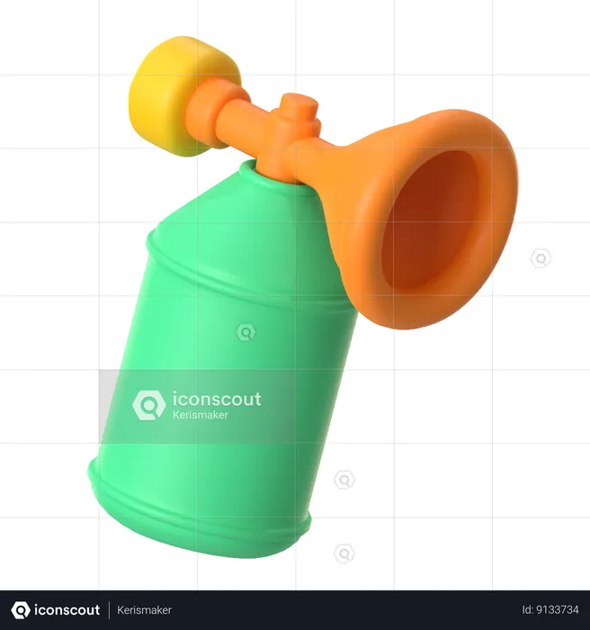 Air Horn  3D Icon