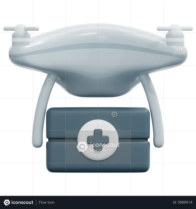 Air Medical  3D Icon