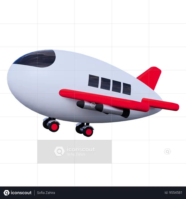 Air Plan  3D Icon