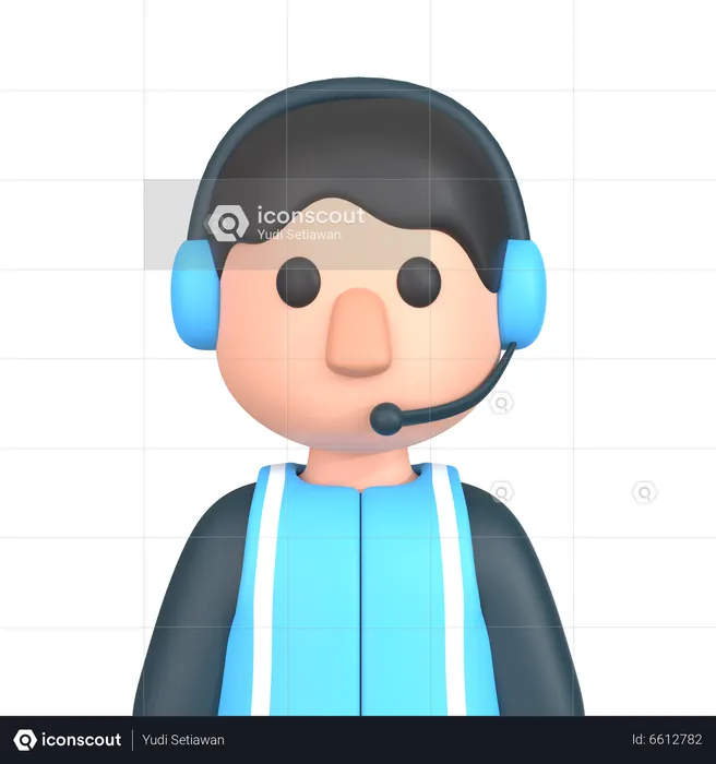 Air Poter Officer  3D Icon