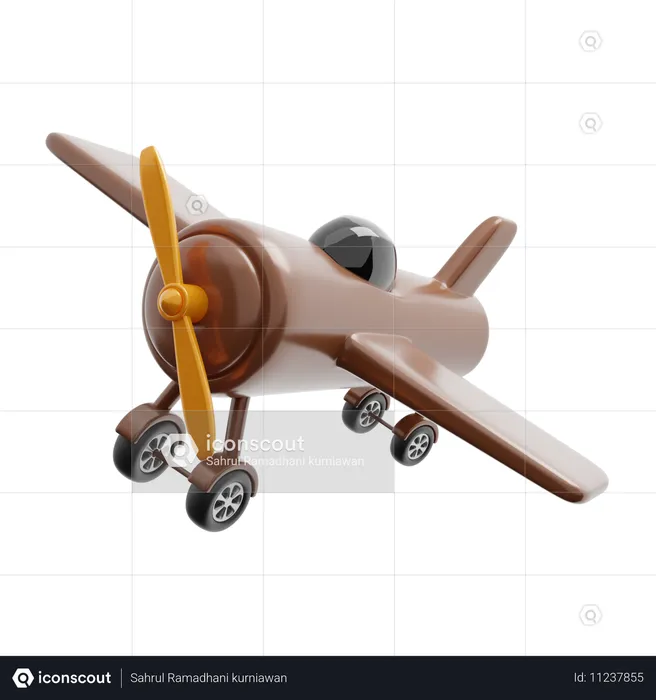 Aircraft  3D Icon