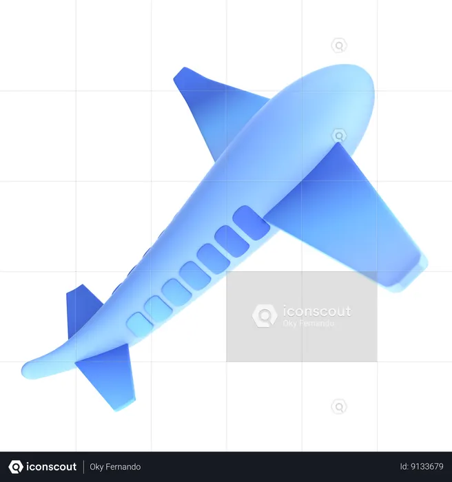 Airplane  3D Icon