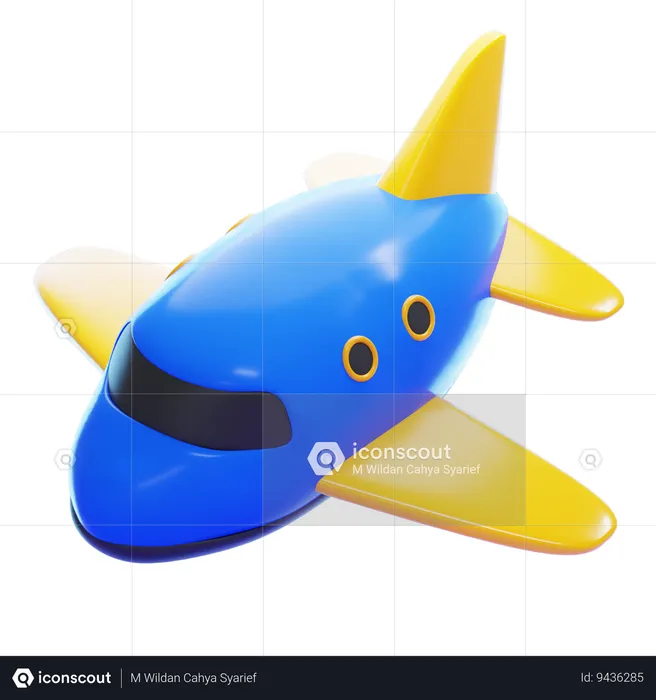 AIRPLANE  3D Icon