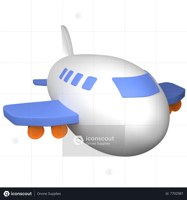 Airplane  3D Icon