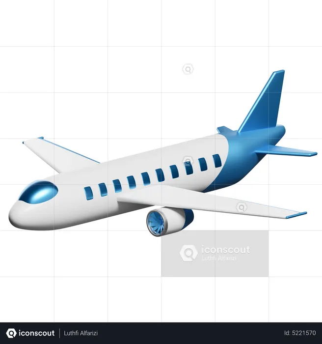 Airplane  3D Icon