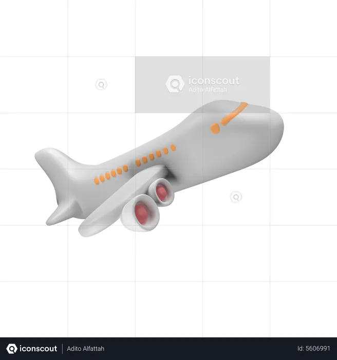 Airplane  3D Icon