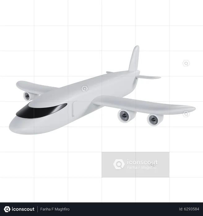 Airplane  3D Icon